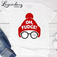 Oh Fudge Funny Christmas Tee Shirt